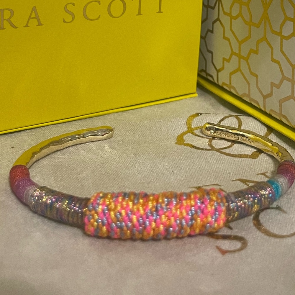 Kendra Scott Masie Bracelet with Paracord in Multicolor and Gold